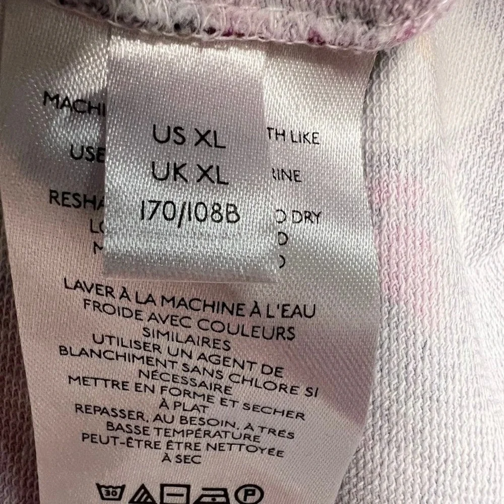 Maeve Anthropologie XL Floral Colorblock Sweatshirt Top Balloon Sleeve Pullover - Picture 7 of 9